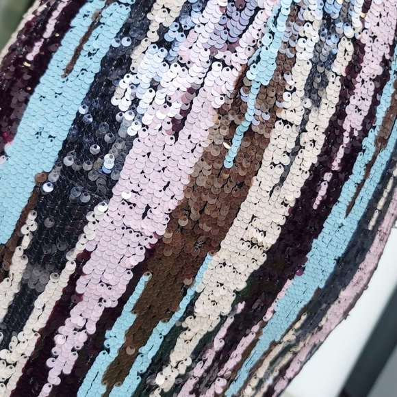 Nova Luxe Multicolor Sequin Strapless Mini Dress ✦ Paint Your World ✦ XS ✦ NWT - Picture 13 of 16